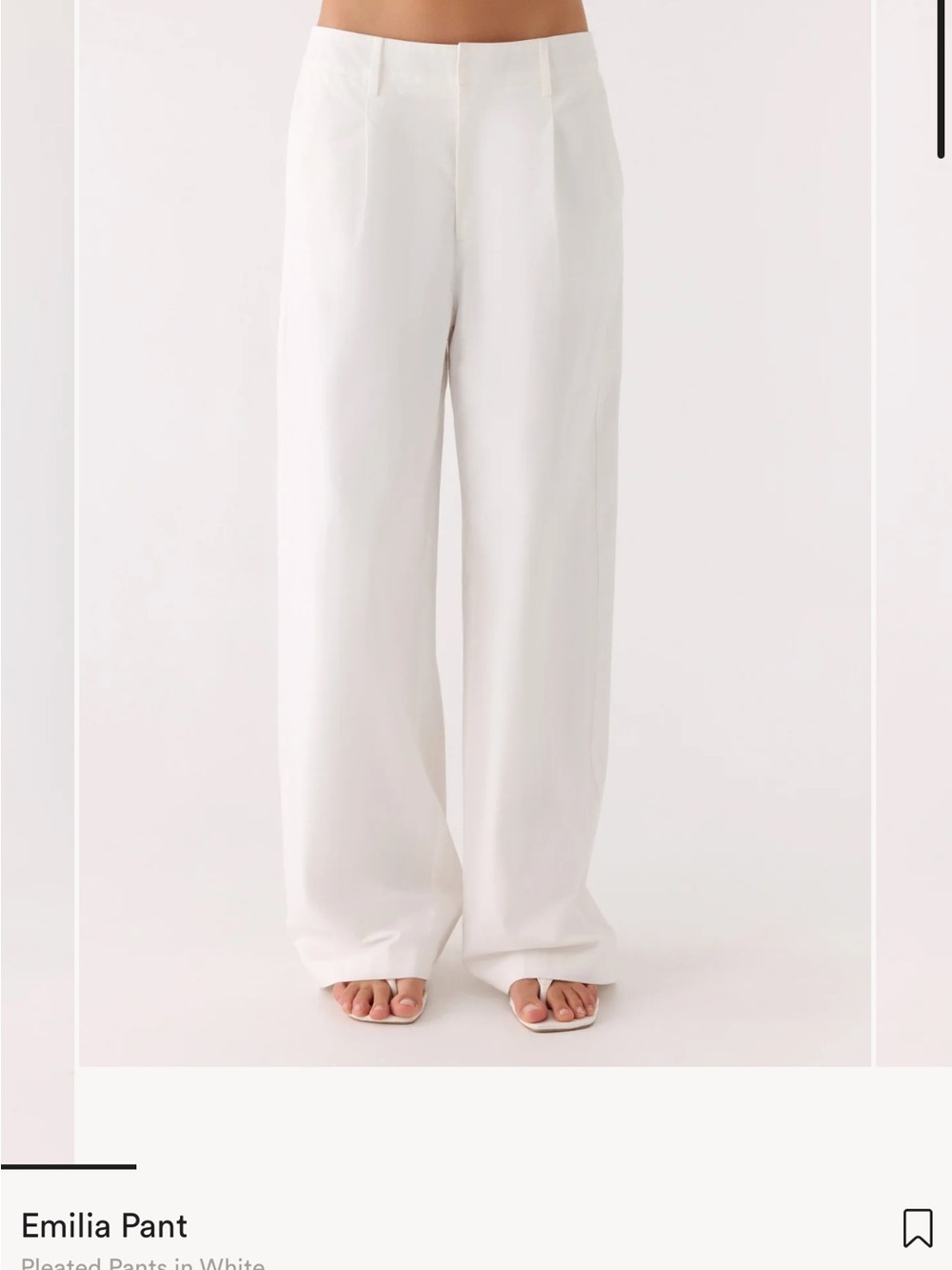 Peppermayo White Emilia Pant